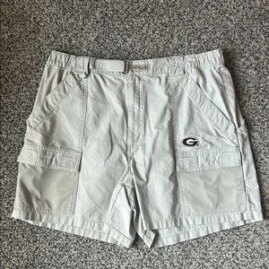 Columbia Gray Cargo Shorts Lightweight Outdoor Wear